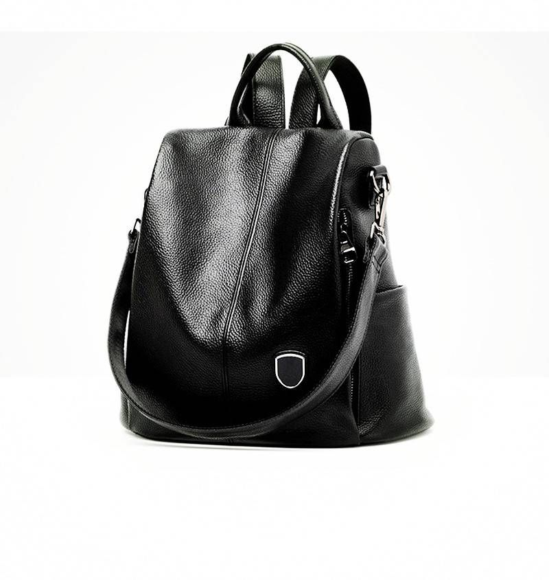 Explosions-Lederrucksack Damen, neuer weicher Ledermode-Joker-Rucksack für Mutter und Reise mit großem Fassungsvermögen._voghion.com