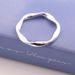 Mobius Pure Silver S999 Line New Versatile Simple Minimalist Style Index Finger Elegant Ring Plain Band_voghion.com
