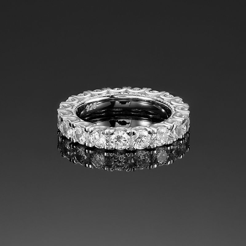 Anello da uomo in argento sterling con zirconi e diamanti, stile hip hop, per coppie_voghion.com