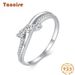 Tancise Anello in argento con zirconi classici Gioielli da donna Promessa di nozze Regalo per feste_voghion.com