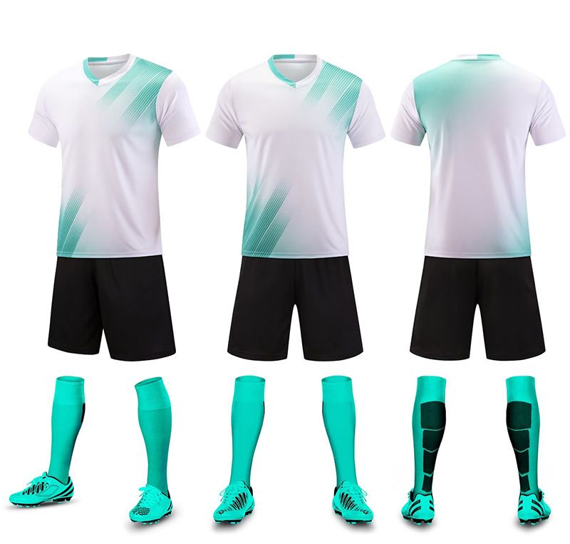 Erkek Giyim toptan yeni erkek çabuk kuruyan kısa kollu futbol formaları oyun formaları yeni yaz futbol antrenman üniformaları_voghion.com
