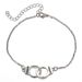 New Fashion Trend Beach Double Layer Handcuff Anklet_voghion.com