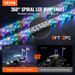 2 fruste con controllo illuminato RF remoto impermeabile LED luce di inseguimento RGB per frusta luminosa PCS 4 bandiere UT 360 APP frusta a spirale 5 piedi_voghion.com
