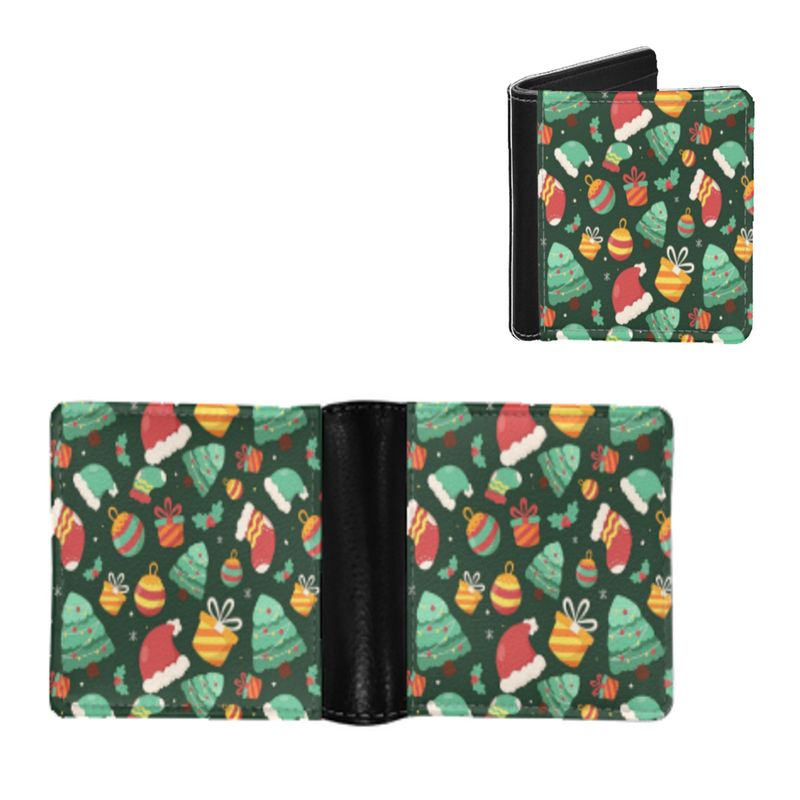 Theme Printed Youth Men's Horizontal Foldable Wallet_voghion.com