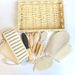 8-Piece Bath & Body Gift Set In Handwoven Paper Rope Basket – Exfoliating Gloves, Loofah & Foot Scrubber For Birthdays, Holidays & Corporate Gifting_voghion.com