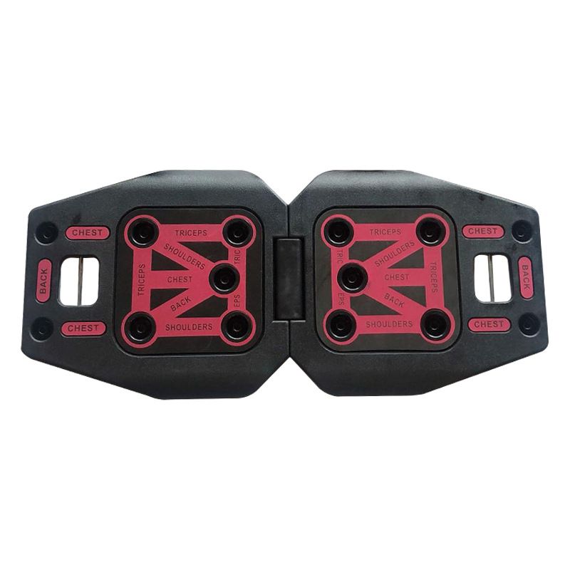 Planche de pompes pliable multifonction pour équipement de fitness portable à domicile, gilet pour muscles abdominaux, planche de pompes d'entraînement en ligne_voghion.com