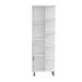 Mott Linen Bathroom Cabinet With Seven Open Shelves, One Drawer And Four Legs_voghion.com