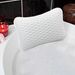 TÜV & OEKO-TEX Ergonomic Bone Bath Pillow, 2X Strong Suction Cups, Zero Mold Guarantee, SPA-Grade Neck Support_voghion.com