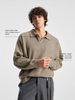 BODYDREAM BM Italian Style Old Money Sweate Fo Men With Wool Seagull Colla POLO Long Sleeve Lightweight Loose_voghion.com