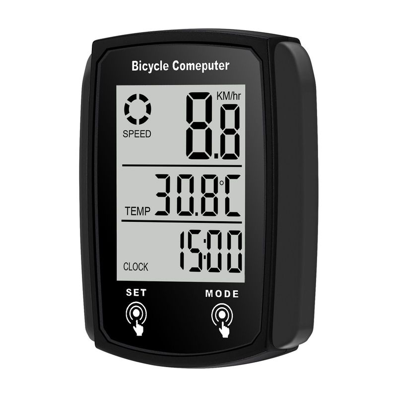 Bicycle English Luminous Wired Speedometer Odometer_voghion.com