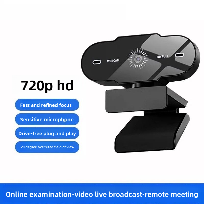 Ultra HD USB Computer Camera For Online Classes Live Streaming External Desktop Microphone Laptop Conference All-in-One_voghion.com