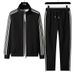 Ανδρικά ρούχα Νέα Ανοιξιάτικα και Φθινοπωρινά Κοστούμια Ζευγαριού Ανδρικά Casual Αθλητικά Κοστούμια Ανδρικά Ζακέτα Ζακέτα με φερμουάρ δύο κομμάτια Γυναικεία τάση_voghion.com