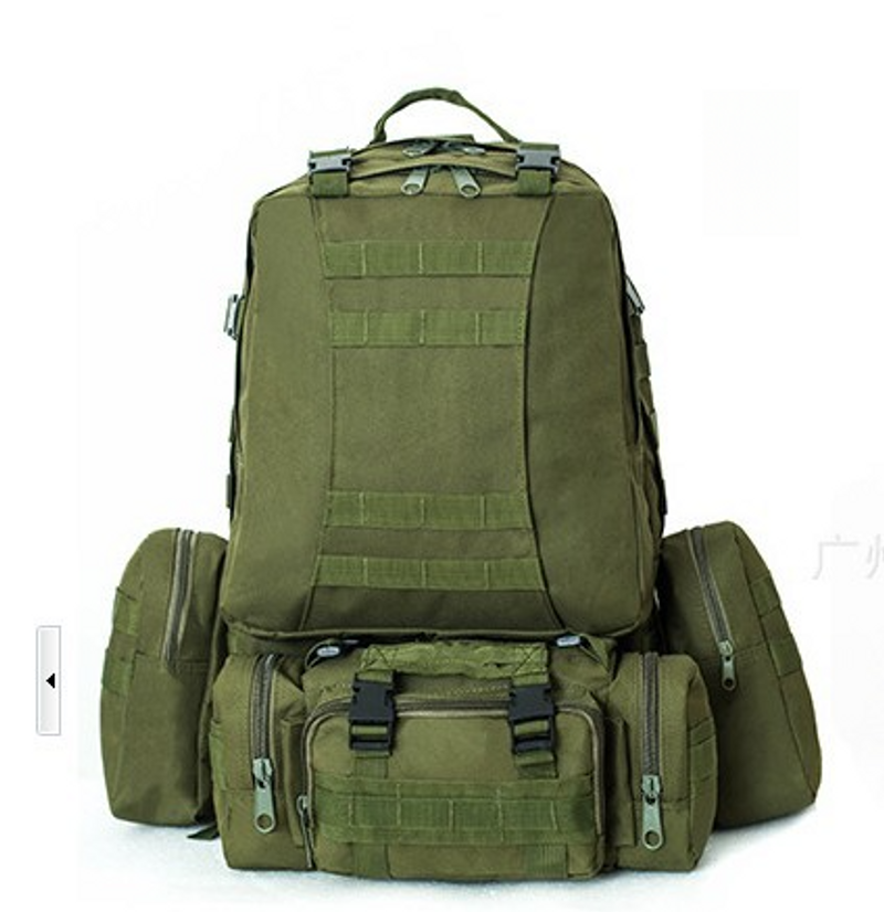 Robuste 55-Liter-Camouflage-Bergsteigertasche für Herren Damen, Outdoor-Rucksack mit hoher Kapazität,_voghion.com
