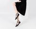 Fashion Lazy Leather Pointed Toe Shallow Mouth Strap Rivet Flat Commuter Shoes_voghion.com