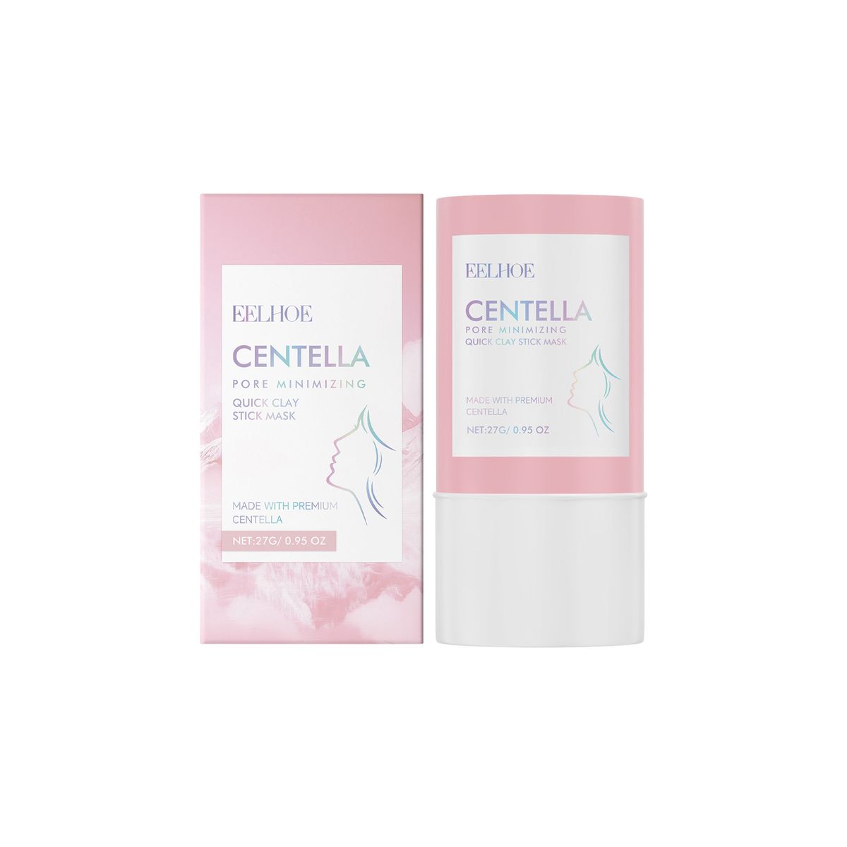 EELHOE Centella Asiatica Kil Temizleme Çubuğu Derinlemesine Nemlendirici Yatıştırıcı Cilt Nemlendirici Yüz Maskesi_voghion.com