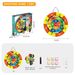 Children's Shooting Practice Round Target Sticky Ball Darts Dribbling Lights Versus Soft Shot Gun Play_voghion.com