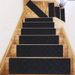 Self-Adhesive Stair Treads - Non-Slip Wooden Step Pads With Embossed Design, Cut-to-Fit For Home & Dorm Use_voghion.com