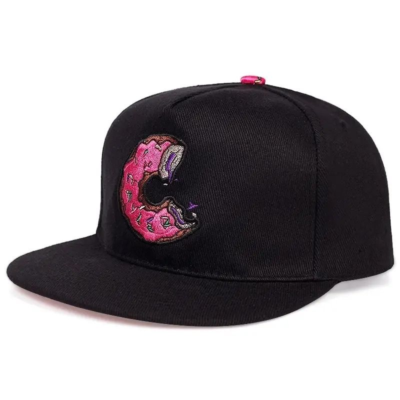 New Versatile Fashion Donut Flat Edge Street Dance Hip Hop Baseball Hat_voghion.com