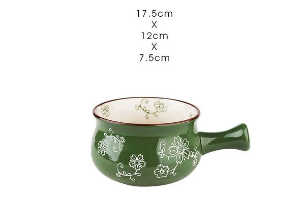 Großer Teller Hähnchen Doppelteller Handbemaltes Keramik-Backblech Backen Zuhause Großer Teller Gebratenes Hähnchen Teller Internetberühmtes Gericht Teller_voghion.com