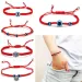 5-teiliges türkisches Armband-Set mit bösem Blick und Glücksbringer, Kabbala, rote Schnur, verstellbare blaue Perlen, Glücksschmuck, Unisex_voghion.com