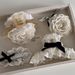 Milk White Lace Flower Pearl Bow Hairpin Pure Desire Temperament Grab Clip Shark Clip Disc Hair Card New Model_voghion.com