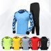 Professionelles Torwarttrikot-Set mit Schaumstoffpolsterung – Langarm-Fußballtorwartuniform für Erwachsene und Jugendliche (mehrere Farben und Größen)_voghion.com