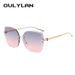 Nya Ankomster OULYLAN 2024 Kvinna Märkesdesigner Mode Solglasögon Högkvalitativa Ramlösa Kvinnliga Glasögon Solglasögon Glasögon Dam_voghion.com