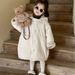 2025 Winter New Children's Clothing Korean Version Of Girls Wearing Lamb Wool Coats On Both Sides Medium And Long Warm Thickened Cotton-padded Clothes_voghion.com
