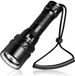 Professional Underwater Lighting Fill Light Magnetic Control Infinite Focus Strong Light Diving Flashlight High Power L2 High Brightness Flashlight_voghion.com