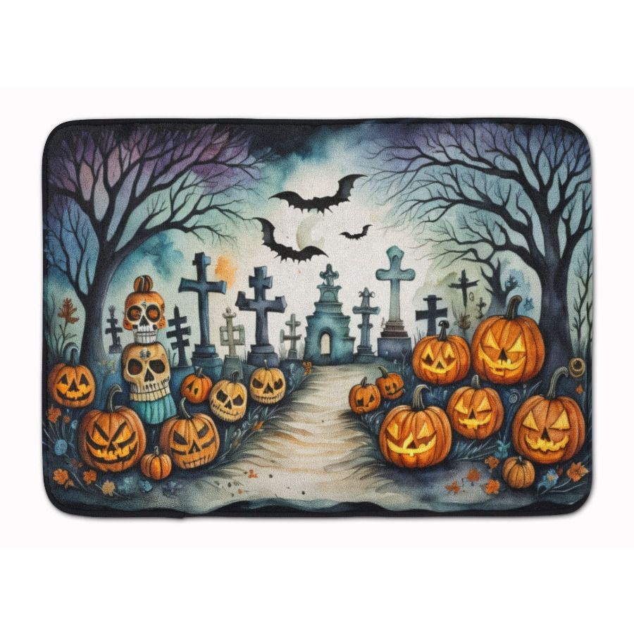 Machine Mat Dead R Mat Kitchen Of Cushion Day Or Spooky Comfort Washable Bath AntiFatigue Kitchen Memory Foam The Mat Halloween_voghion.com
