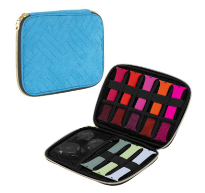 26-Slot Watch Band Organizer - Fluffy Storage Case For Watch Bands & Cables_voghion.com