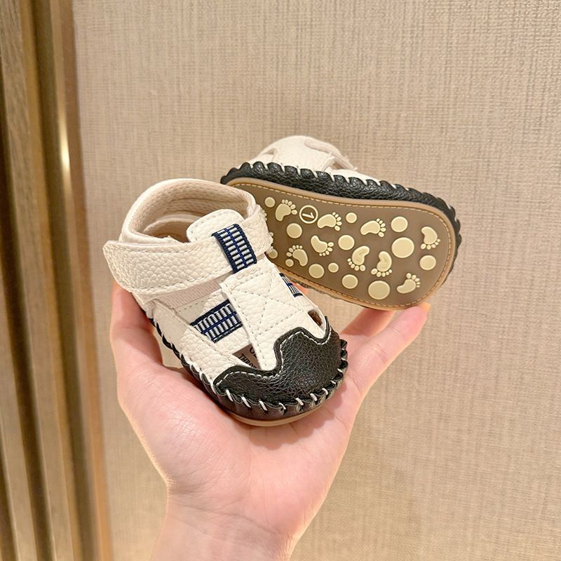 Summer Infant Boys And Girls Baby Boys Soft Bottom Sandals Soft Bottom Non Slip Breathable 6 12 Months Baby Walking Shoes_voghion.com