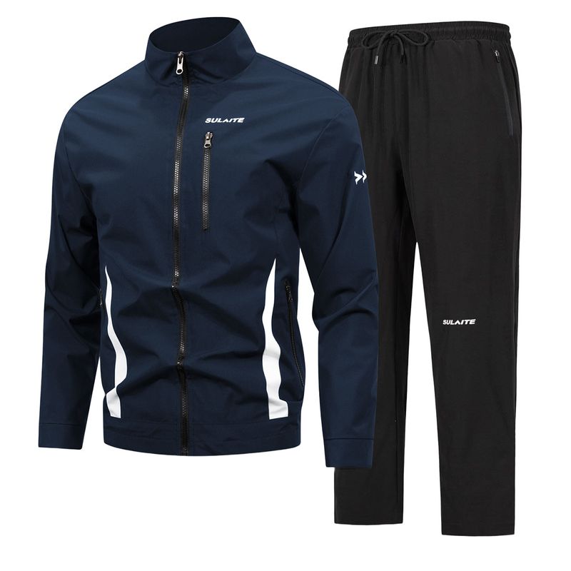 ​​Herren Casual Sportswear Set Leichte Jacke Mit Hose Jugend Trendy Outfit Für Frühling Herbst​​_voghion.com