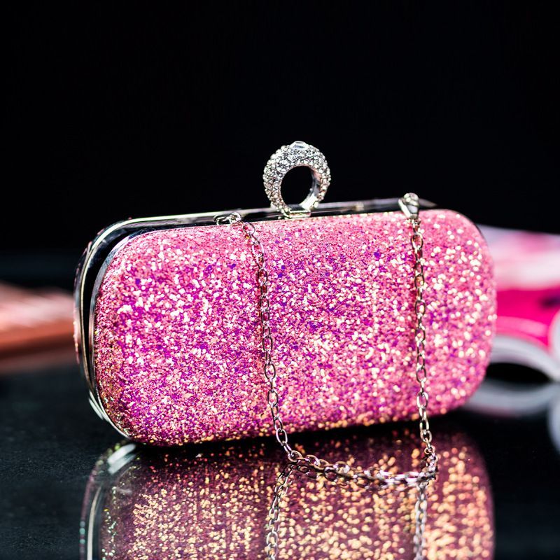 Borsa a tracolla versatile con anello e paillettes creativa per banchetti e feste da donna,_voghion.com
