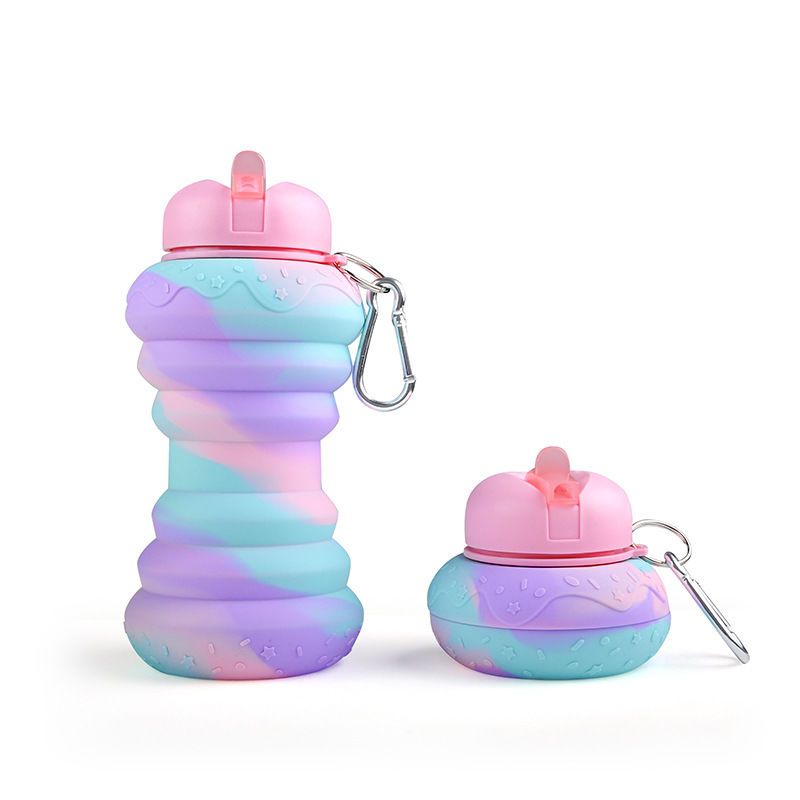 Outdoor Sports Silicone Folding Cup Portable Travel Water Bottle_voghion.com