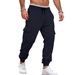 Cargo-Jogginghose mit Fleecefutter für Herren – Lockere Passform, mehrere Taschen, Kordelzug in der Taille, lässig und sportlich für den Winter_voghion.com