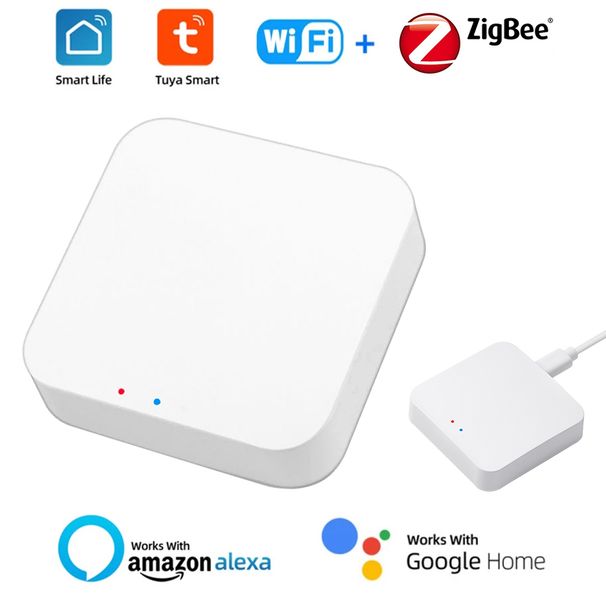 Το Tuya Zigbee είναι συνδεδεμένο στο Smart Hub, χρησιμοποιώντας ασύρματο τηλεχειριστήριο, φωνητικό έλεγχο μέσω Alexa και Google Home_voghion.com