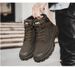Martin Boots Men's High-top Tooling Boots Leather Retro Style Big Yellow Boots Can't Be Kicked Badly_voghion.com