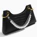 Tas Accessoires Temperament Dubbele Handtas Ketting Mode Metalen Kralen Accessoires_voghion.com