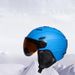 moon MIPS With Goggles Integrated Molded Unisex Protective Ski Helmet_voghion.com