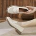 Thick Soft Sole JK Small Leather Loafers High British Style 2024 Spring Versatile Women's Shoes Low Heel Comfortable_voghion.com