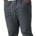 Pantaloni cargo casual da uomo - Pantaloni da jogging leggeri, ad asciugatura rapida, per escursioni all'aperto, con elastico in vita, design multitasche_voghion.com