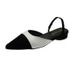 Damen-Flachschuhe, Schwarz, reine spitze Zehenpartie, Bürodame, flache Schuhe mit flachem Absatz, weiche Sohle für bequemen Sommer, Damenschuhe_voghion.com