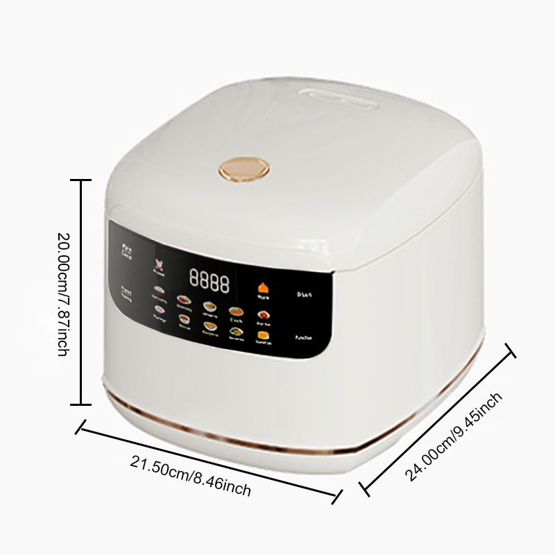 110V Mini Electric Rice Cooker 1-3 People 2L Multi Cooker Non-Stick Pot Smart Mechanical MultiCooker Steamed Rice Pot For Home_voghion.com
