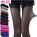 2025d Spring Summer Thin Pearl Glossy Stockings Sexy Shiny Glass Crystal Anti-Snag Transparent Pantyhose_voghion.com