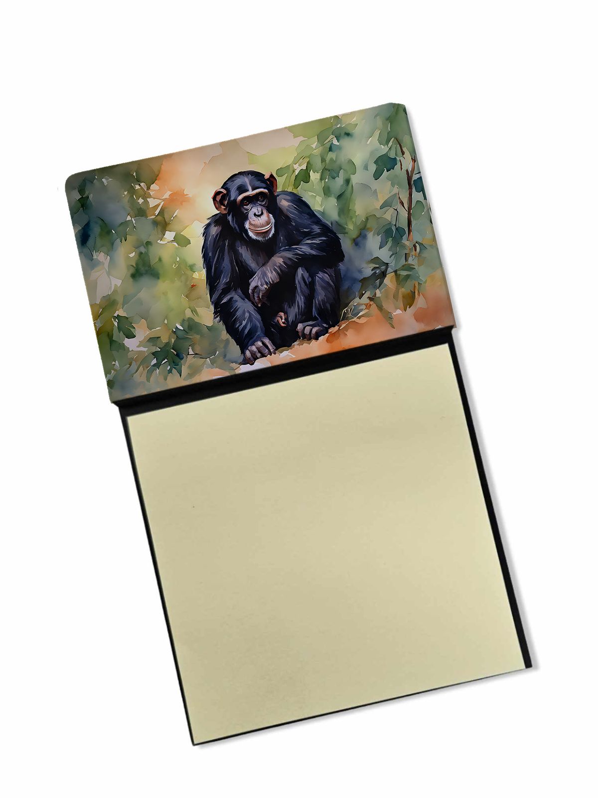 NEW Chimpanzee Sticky Note Holder Refillable Dispenser Self-Sticky Note Pads, Memo Pads Blank Desk Accessories_voghion.com
