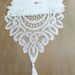 Bieżnik stołowy Vintage Lace z nadrukiem kwiatowym i frędzlami - wystrój jadalni w stylu amerykańskim do domu (zestaw 2 sztuk)_voghion.com