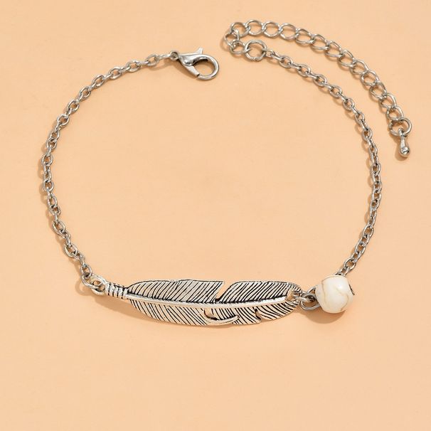 New Fashion Trend Beach Double Layer Handcuff Anklet_voghion.com