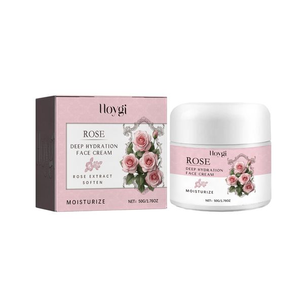 Hoygi Rose Feuchtigkeitsspendendes Set mit tiefenwirksamer, langanhaltender Reinigung, Feuchtigkeitsversorgung und Entspannung_voghion.com