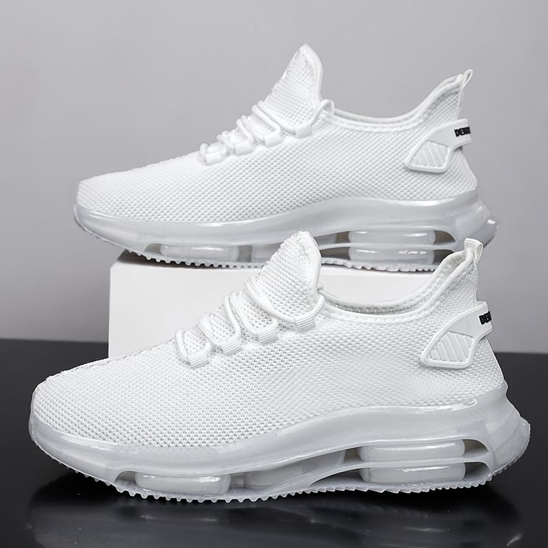 Yaz Yeni Slip-On File Hafif Nefes Alabilen Koşu Hava Yastığı Yürüyüş Günlük Spor Trend Ayakkabılar_voghion.com